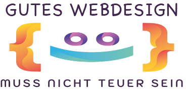 Gutes Webdesign großes Logo